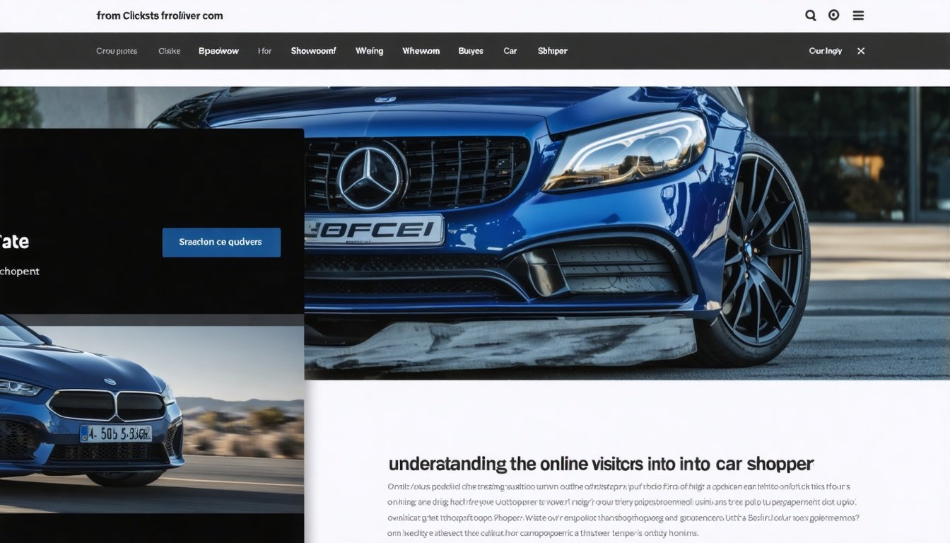 convert website visitors - Understanding the Online Car Shopper for independent car dealerships