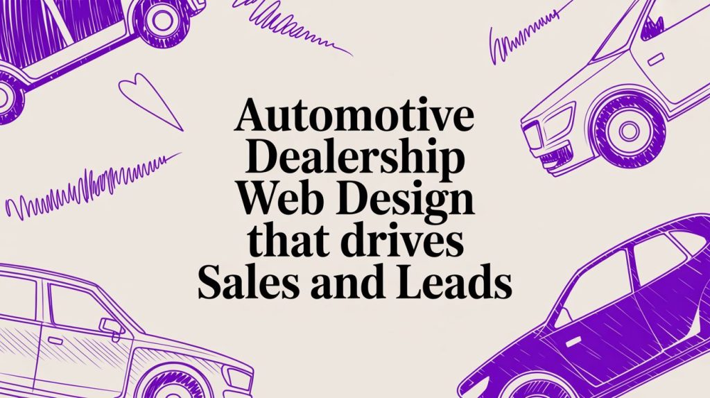 Automotive dealership web design that drives sales and leads