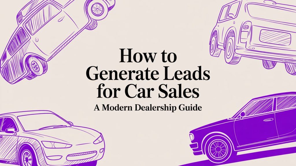 How to Generate Leads for Car Sales A Modern Dealership Guide
