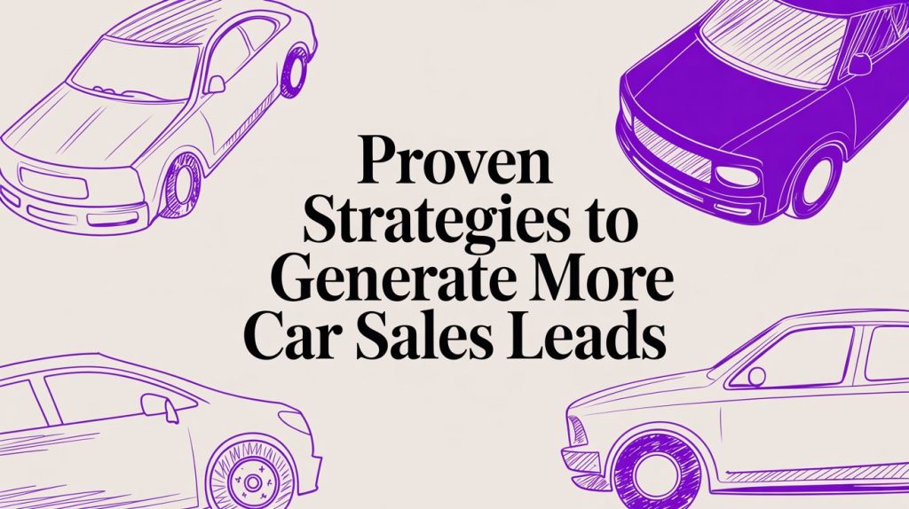 Proven Strategies to Generate More Car Sales Leads